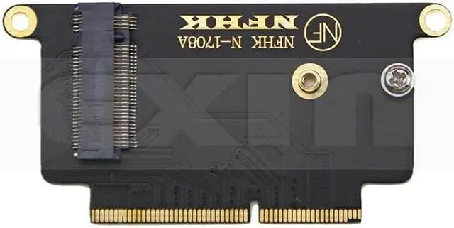 Alt view image 2 of 5 - A1708 SSD Adapter NVMe PCI Express PCIE to NGFF M2 SSD Adapter Card M.2 SSD for Apple Macbook Pro Retina 13" A1708 2016 2017