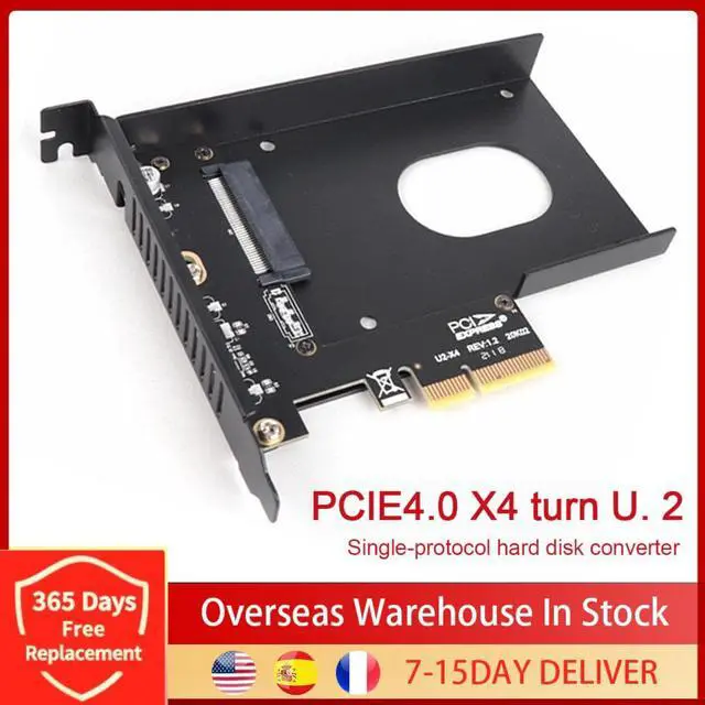 Alt view image 5 of 5 - 2021 U.2 To PCIe Adapter PCI-E Riser 4.0 X 4 U.2 SFF-8639 Adapter NVMe PCIe SSD Expansion Card Riser Card Dropshipping