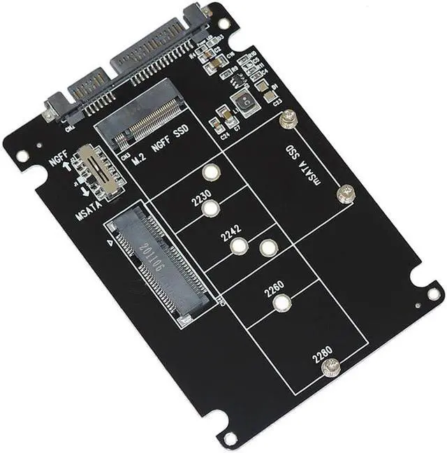 Alt view image 3 of 5 - to SATA adapter m2 m key m.2 SSD to SATA adapter card m.2 m2 NGFF to USB Converter for +M.2 2 in 1 SSD HDD