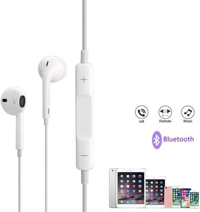 Alt view image 5 of 5 - Bluetooth Earphones Music Headset for Apple IPhone 12 11 Pro XR X XS Max 8 7 Plus Earbuds with Mic HiFi Stereo Headphones