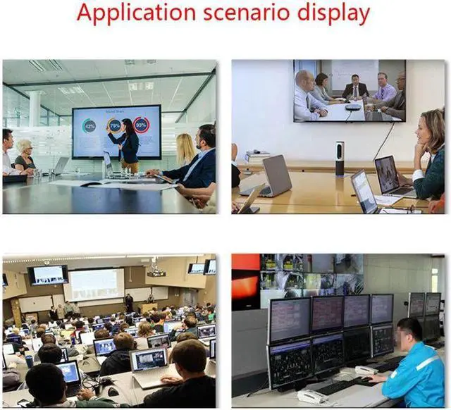 Alt view image 4 of 6 - AM-KVM 201CL Share 1 Monitor/Keyboard& Mouse Set KVM Switch HDMI-compatible/USB KVM Switch Support 2Kx4K 2 Hosts