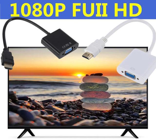 Alt view image 3 of 6 - 1080P HDMI-compatible to VGA Adapter Digital to Analog Converter Cable For Xbox PS4 PC Laptop TV Box to Projector Displayer HDTVBlak