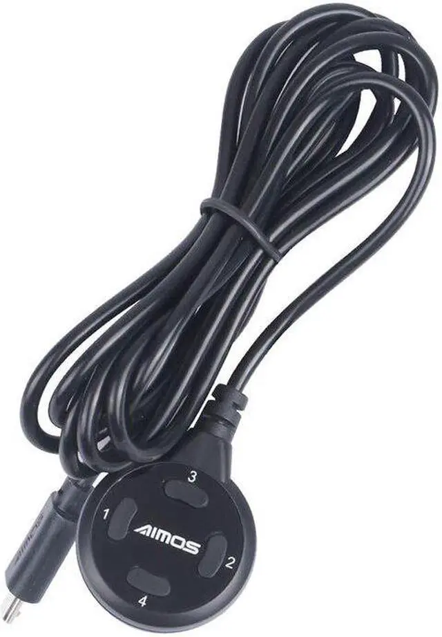 Alt view image 3 of 4 - Controller for HDMI-compatible Switch AIMOS HDMI-compatible KVM Switch Sharer 2 in 1 Out Dedicated Switch Extender