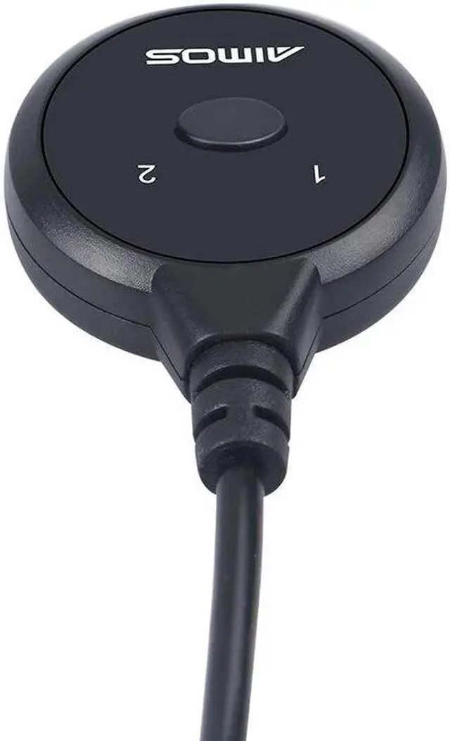 Alt view image 2 of 4 - Controller for HDMI-compatible Switch AIMOS HDMI-compatible KVM Switch Sharer 2 in 1 Out Dedicated Switch Extender