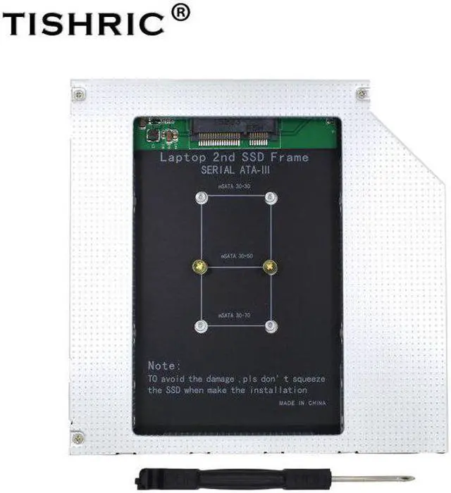 Main image of Hdd Caddy M2 NGFF/Msata SSD To SATA 3.0 2.5" Caddy SSD Case 9.5/12.7mm Hard Disk Drive Adapter Box For Laptop DVD/CD-ROM