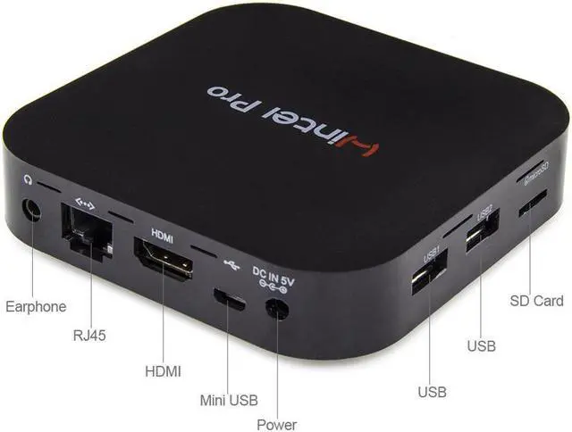 Alt view image 4 of 5 - Wintel Pro Windows 10 Mini PC Intel 8350 4GB 64GB Pc Gamer USB 3.0 WIFI BT4.0 RJ45 1000M LAN Mini Computador VS Beelink BT4