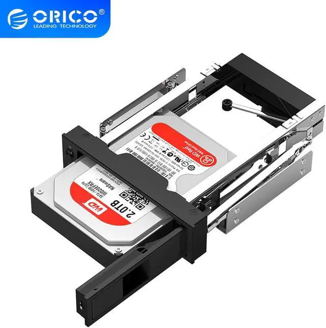 Alt view image 5 of 5 - Hard Drive Caddy 2.5 to 3.5 inch Stainless Internal Hard Drive Mounting Bracket Adapter 3.5 inch SATA HDD Mobile Frame