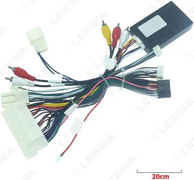 Alt view image 3 of 5 - Car Audio Android 16PIN Power Wiring Harness Cable Adapter With Canbus Box For Hyundai Mistra Elantra KIA Sorento K3