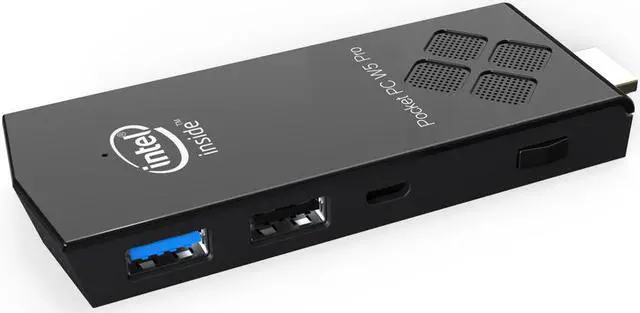 Alt view image 4 of 5 - PRO Mini PC Windows 10 Licenced 4GB/64GB 8GB/128GB  Atom Z8350 Micro PC Compute Stick Quad Core 1.44GHz 2.4G&5G WiFi