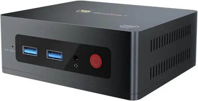 Alt view image 5 of 5 - GK35 MINI PC Windows 10 Computer  Celeron N3350 4GB DDR3 64GB Emmc 2.4G 5G WiFi 1000M 4K HTPC