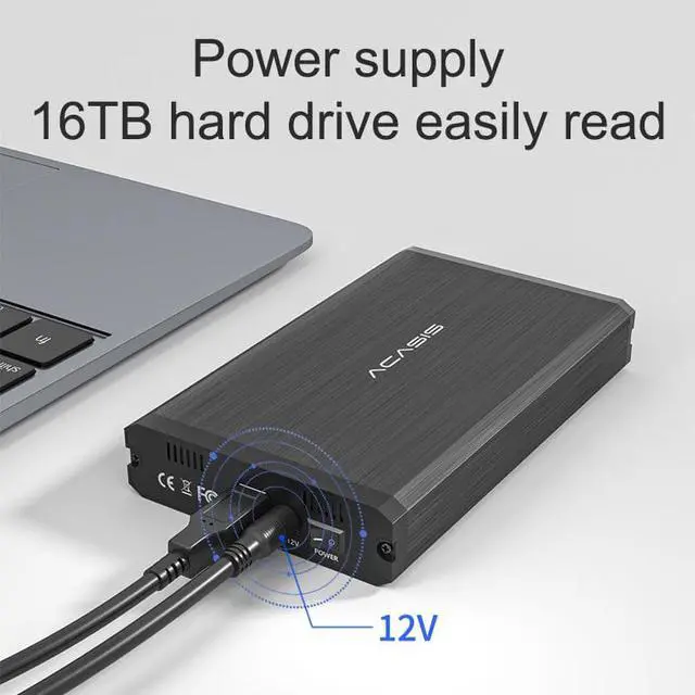 Alt view image 4 of 5 - HDD Case 2.5/3.5 inch IDE/SATA Adapter Hard Drive Enclosure for SSD Disk HDD Box USB 2.0 HD External HDD Enclosure 16TB