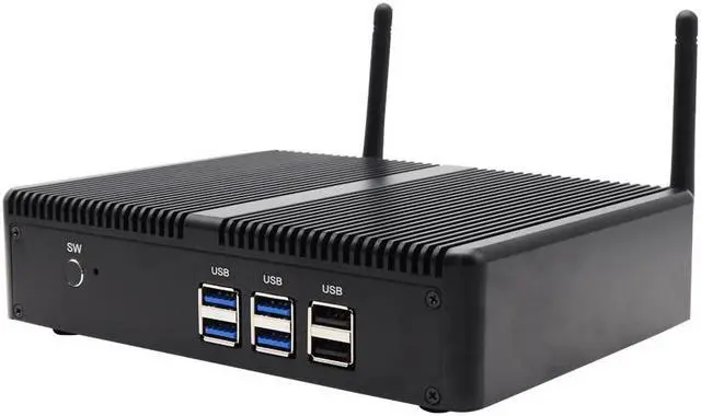 Alt view image 3 of 7 - Mini PC GK3V AK3V Intel Celeron J4125 J3455 Quad Core DDR4 8GB 128GB Windows 10 Desktop with HD VGA Port 1000M LAN BT4.2