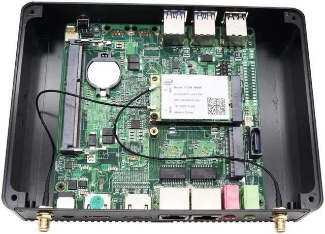 Alt view image 4 of 7 - Mini PC GK3V AK3V Intel Celeron J4125 J3455 Quad Core DDR4 8GB 128GB Windows 10 Desktop with HD VGA Port 1000M LAN BT4.2