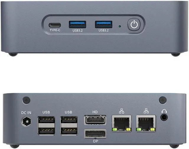 Alt view image 3 of 7 - Ryzen Mini PC Ryzen 9 5900HX 7 PRO 5850U Windows 11 Dual LAN NVMe SSD Vega 8 Graphics Desktop PC Gaming Computer Type-C WiFi