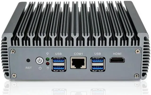 Alt view image 4 of 5 - Fanless Mini PC Pfsense Intel Core i5-1135G7 i7-1165G7 i211AT 6LAN RJ45 COM 4*USB  AES-NI Gateway Server Firewall Router