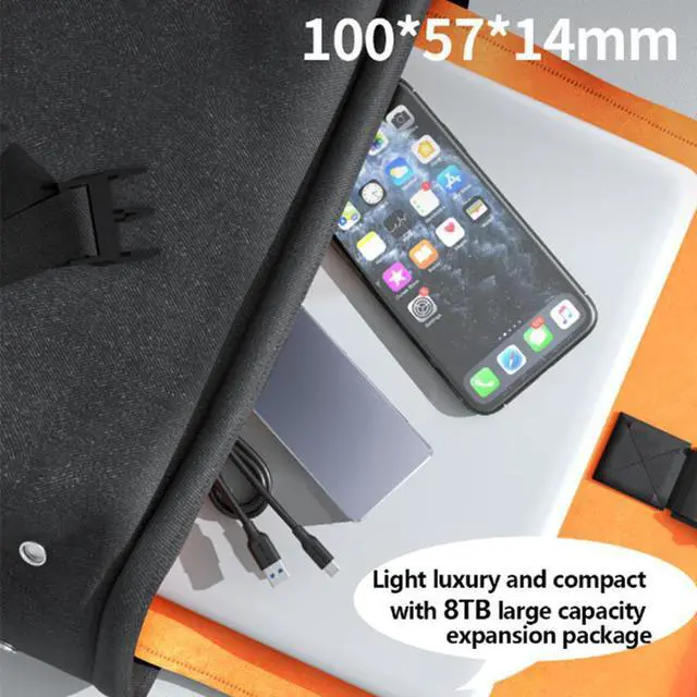 Alt view image 4 of 5 - Thunderbolt 3 NVME M.2 SSD Case External Hard Drive Aluminum Alloy HDD Docking Station NVNE Enclosure for Laptop Desktop