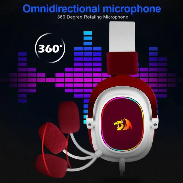 Alt view image 2 of 5 - ZEUS X H510 RGB Gaming USB Headphone Noise cancelling, 7.1 Surround Compute headset Earphones Microphone for PC PS4