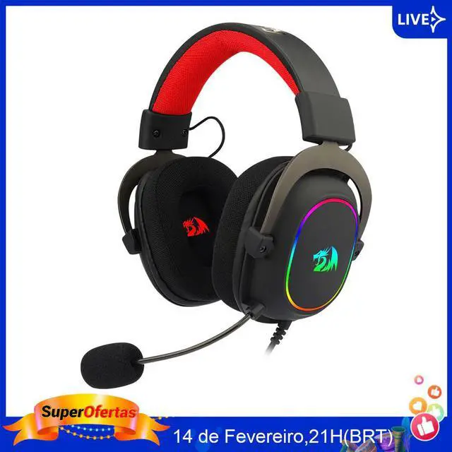 Alt view image 5 of 5 - ZEUS X H510 RGB Gaming USB Headphone Noise cancelling, 7.1 Surround Compute headset Earphones Microphone for PC PS4