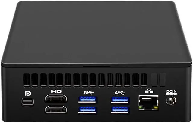 Alt view image 3 of 5 - Kingnovy 11th Gen Mini PC i7 1165G7 PC Gamer 2* DP 8K HTPC, Thunderbolt 4 Windows 10/11 Ultra Compact Computer for Gaming PC