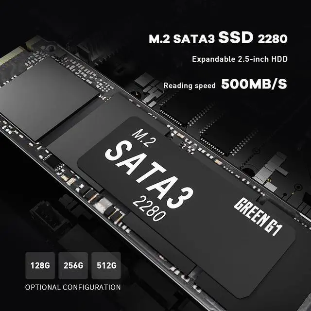 Alt view image 2 of 5 - WIFI 5 Mini PC Windows 10 HD 4K  J4125 8GB DDR4-2400 128GB/256GB Desktop PC Quad Core WiFi 5 BT Screen 60 FPS USB3.0