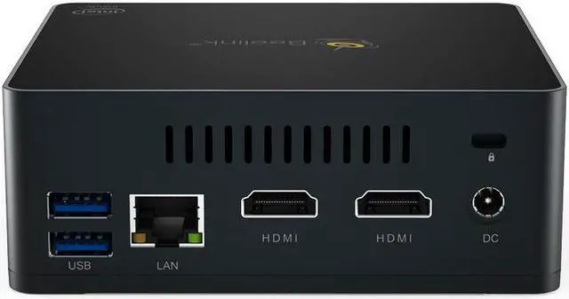 Main image of GK Mini PC   Celeron J4125 8GB DDR4 128GB/256GB SSD Windows 10 Dual WIFI, 4K UHD WIN10 Desktop NUC Gigabit LAN