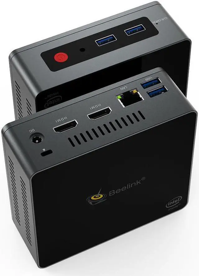 Alt view image 4 of 5 - GK Mini PC   Celeron J4125 8GB DDR4 128GB/256GB SSD Windows 10 Dual WIFI, 4K UHD WIN10 Desktop NUC Gigabit LAN