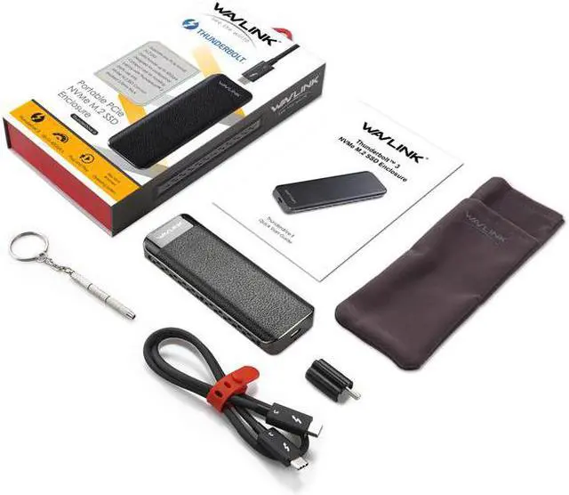 Main image of Certified Thunderbolt™ 3 HDD Case Type C USB 3.1 HDD Box 40Gbps External Hard Drive Enclosure NVME M-Key SSD Case Adapter