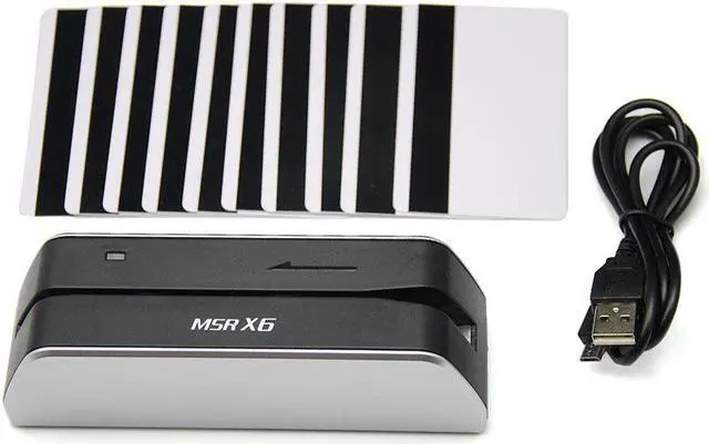 Alt view image 4 of 6 - MSR X6 MSR X6BT Bluetooth MSR605X 605X USB Magnetic Card Reader Mini Writer 3-Track USB Compatiable for MSR206 MSR605