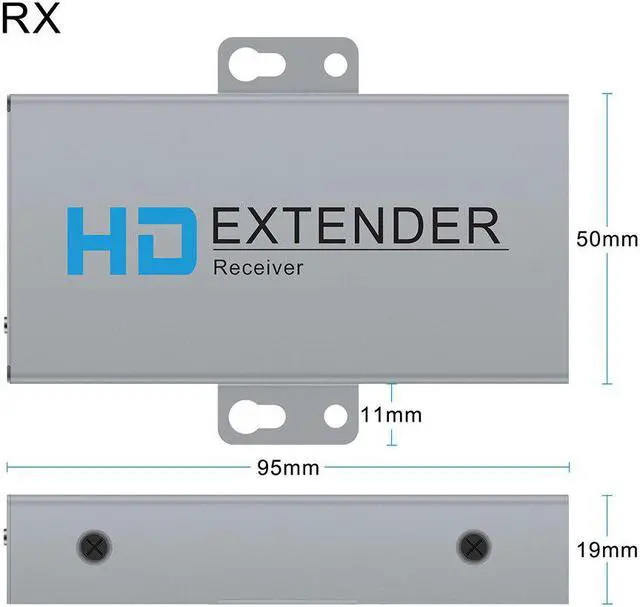 Main image of 50M  Over IP Network Extender 1080P  Transmitter by RJ45 CAT5e CAT6 LAN Extensor Like  Splitter Support POE