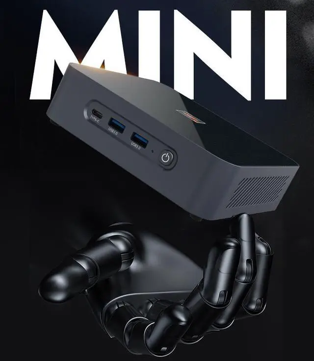 Alt view image 5 of 5 - Mini PC Ryzen 9 5900H 5900HX Windows 11 Win10 Pro Dual LAN NVMe SSD  Radeon Graphics Gaming PC DP USB3.2 Type-C AX WiFi