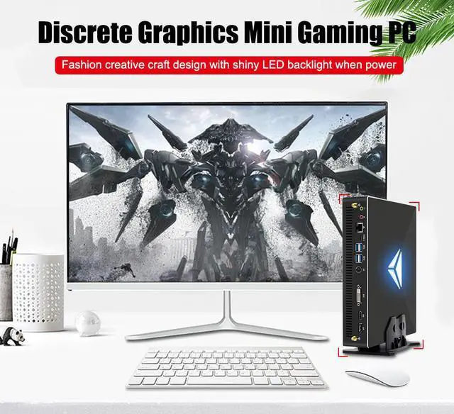 Alt view image 5 of 5 - Mini PC  i7-10900F GTX1650 NUC 2*HD2.0 4*4K Radeon RX Vega M GH Graphics HTPC Gaming Mini Computer