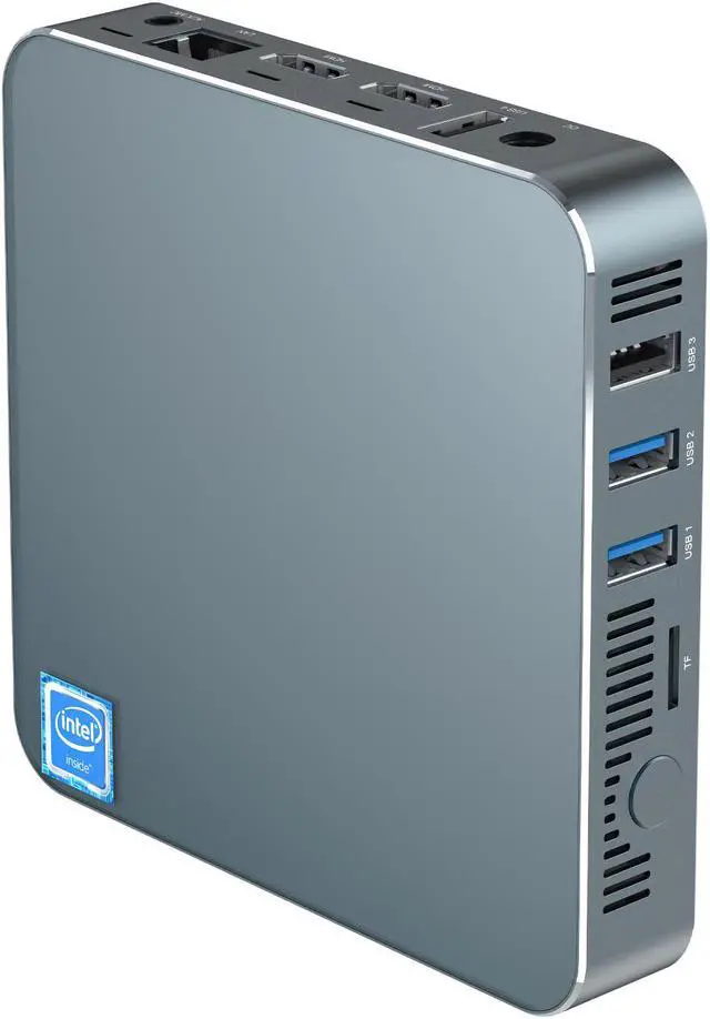 Alt view image 2 of 5 - GK7 Windows 10 MINI PC  Celeron J4125 DDR4 8GB RAM 128GB 256GB SSD 5G WiFi 1000M LAN BT4.0 Mini Computador Gamer  VS GK3V