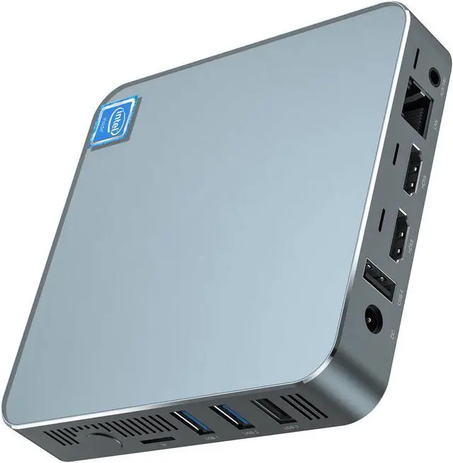 Alt view image 3 of 5 - GK7 Windows 10 MINI PC  Celeron J4125 DDR4 8GB RAM 128GB 256GB SSD 5G WiFi 1000M LAN BT4.0 Mini Computador Gamer  VS GK3V