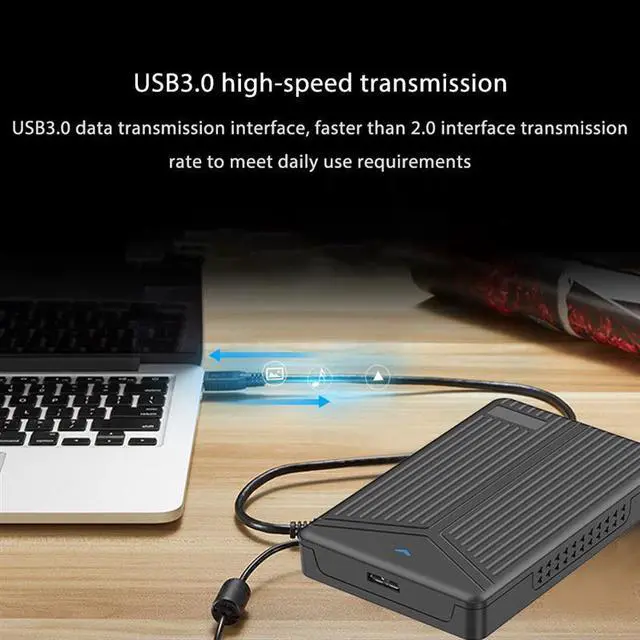 Alt view image 3 of 5 - 2.5 Inch Hard Drive Enclosure USB 3.1 SATA External SSD Hard Drive Case for Notebook PC Support 15mm Solid State Disk USB 3.0