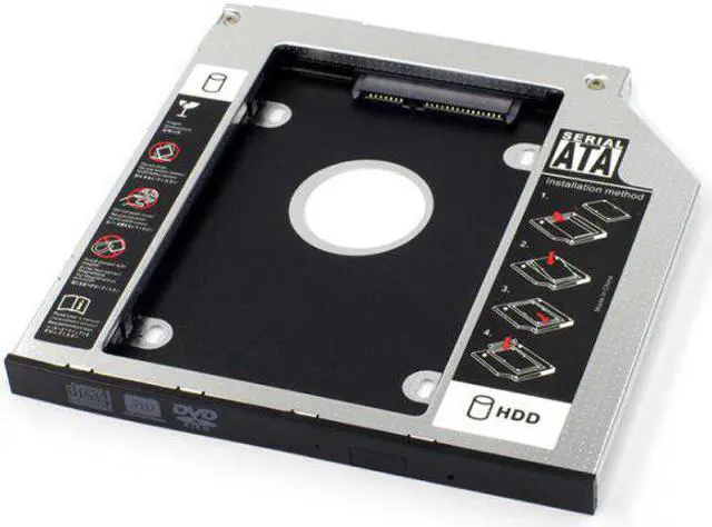 Main image of Optical Drive Bracket External Hard Drive Bracket 12.7/9.5mm Universal SATA 3.0 SSD HDD Hard Drive Enclosure