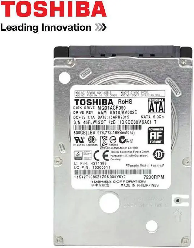 Main image of 1TB 2TB 500G 2.5" SATA HDD Internal Hard Drive Laptops Notebook 1T 2T Hard Disk Disco Duro Interno