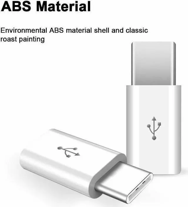 Alt view image 4 of 5 - 1PC Micro USB Type C Female To Male Adapter Converter Micro-B To USB-C Connector Type-C Data Connector Phone Accessories