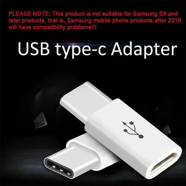 Alt view image 2 of 5 - 1PC Micro USB Type C Female To Male Adapter Converter Micro-B To USB-C Connector Type-C Data Connector Phone Accessories