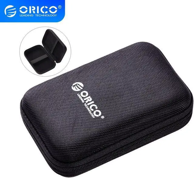 Alt view image 5 of 5 - 2.5 Inch HDD Box Bag Case Portable Hard Drive Bag for External Portable HDD hdd box case storage Protection Black/Red/Blue