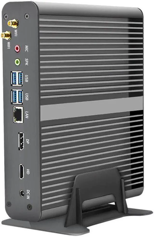 Main image of 11th Gen Fanless Mini PC Intel Core i7 1165G7 10710U Gaming PC Micro Mini Desktop Computer NUC 4K HTPC 2DDR4 M.2 PCIe SSD
