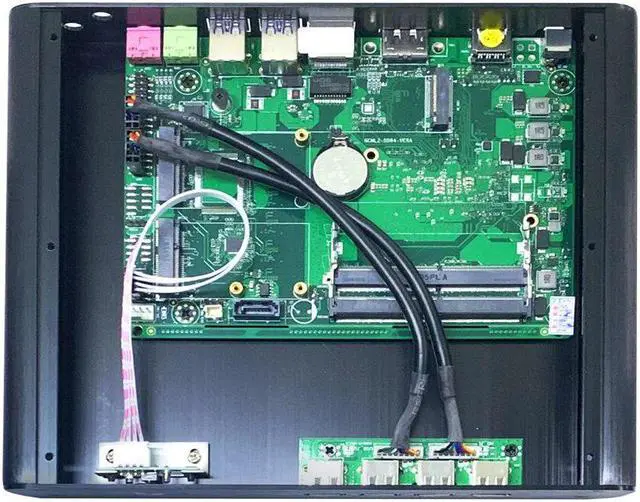 Alt view image 3 of 5 - 11th Gen Fanless Mini PC Intel Core i7 1165G7 10710U Gaming PC Micro Mini Desktop Computer NUC 4K HTPC 2DDR4 M.2 PCIe SSD