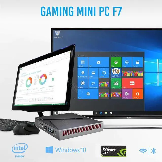 Alt view image 7 of 7 - Cooling Gaming Mini PC Intel Core i9 9880H 8950HK NVIDIA GTX1650 4GB Discrete Graphics Card Wifi 5.0 AC Windows 10 Computer