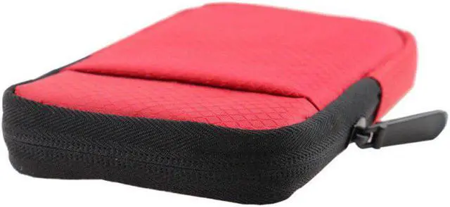 Alt view image 2 of 5 - Disk Pocket Storage Holder Pouch Case 2.5''Super EVA Shockproof Water/Dust/Scratch Proof Carrying Case HDD SSD Storage Bag