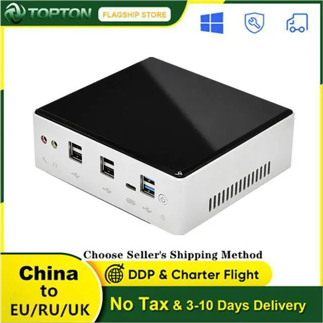 Alt view image 5 of 7 - JB95 Windows 10 Mini PC Intel Celeron N5095 DDR4 8GB 512GB SATA SSD WiFi Desktop Gaming Mini Computer  4K Video