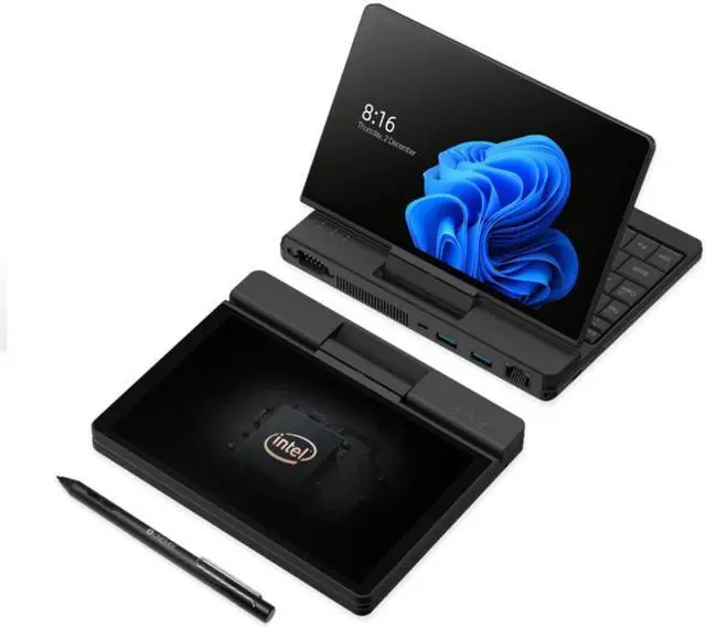 Alt view image 4 of 4 - original One-Netbook A1 Pro Mini PC Laptop Business Notebook 7" Pocket Computer 11th I5-1130G7 Windows 11 16GB RAM 512GB RS2322
