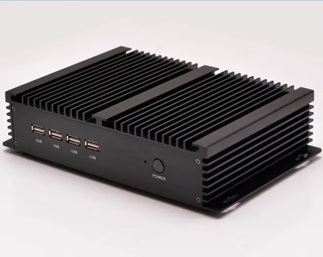 Alt view image 2 of 3 - Industrial Fanless Mini PC Computer with  Celeron 1037U Dual-Core Support Linux Windows xp Windows 7 Windows10