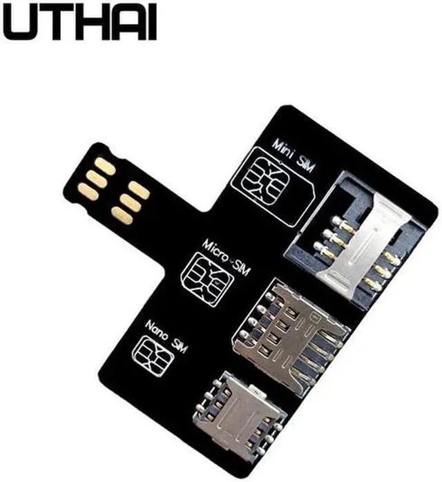 Main image of T10 For iPhone SIM card 4in1 External Card Slot Adapter Fast Card Changer iPhone SIM Card Reader Holder Free reboot Nano