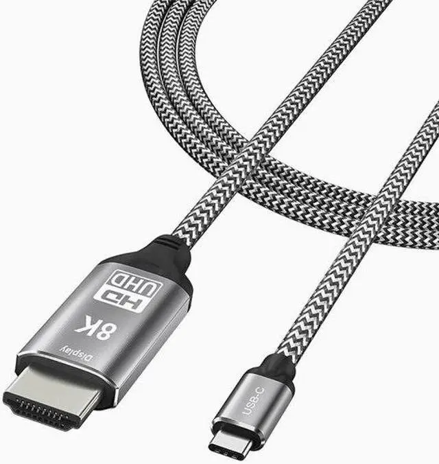 Main image of USB 3.1 Type C to Cable 8K 30HZ Ultra HD High-speed Converter Adapter For MacBook HDTV Monitor Chromebook Laptop