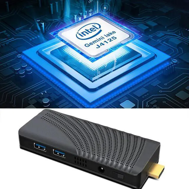 Alt view image 5 of 5 - PC T6pro DDR4 6GB 128GB win10 PC stick TV stick  Celeron J4125 computer USB for windows 10 WIFI HDMI LAN EU/US Plug