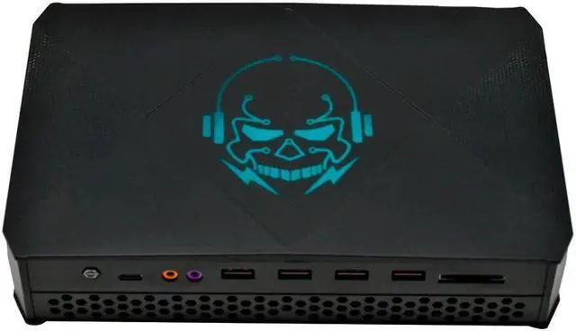 Main image of New Gaming Mini PC i7-8709G AMD Radeon RX Vega M GH Graphics 2*DDR4 2*NVMe Computer PC Windows 10 ETH Mining 4x4K Display